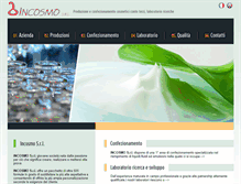 Tablet Screenshot of incosmo.com